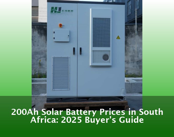 200Ah Solar Battery Prices in South Africa: 2025 Buyer's Guide